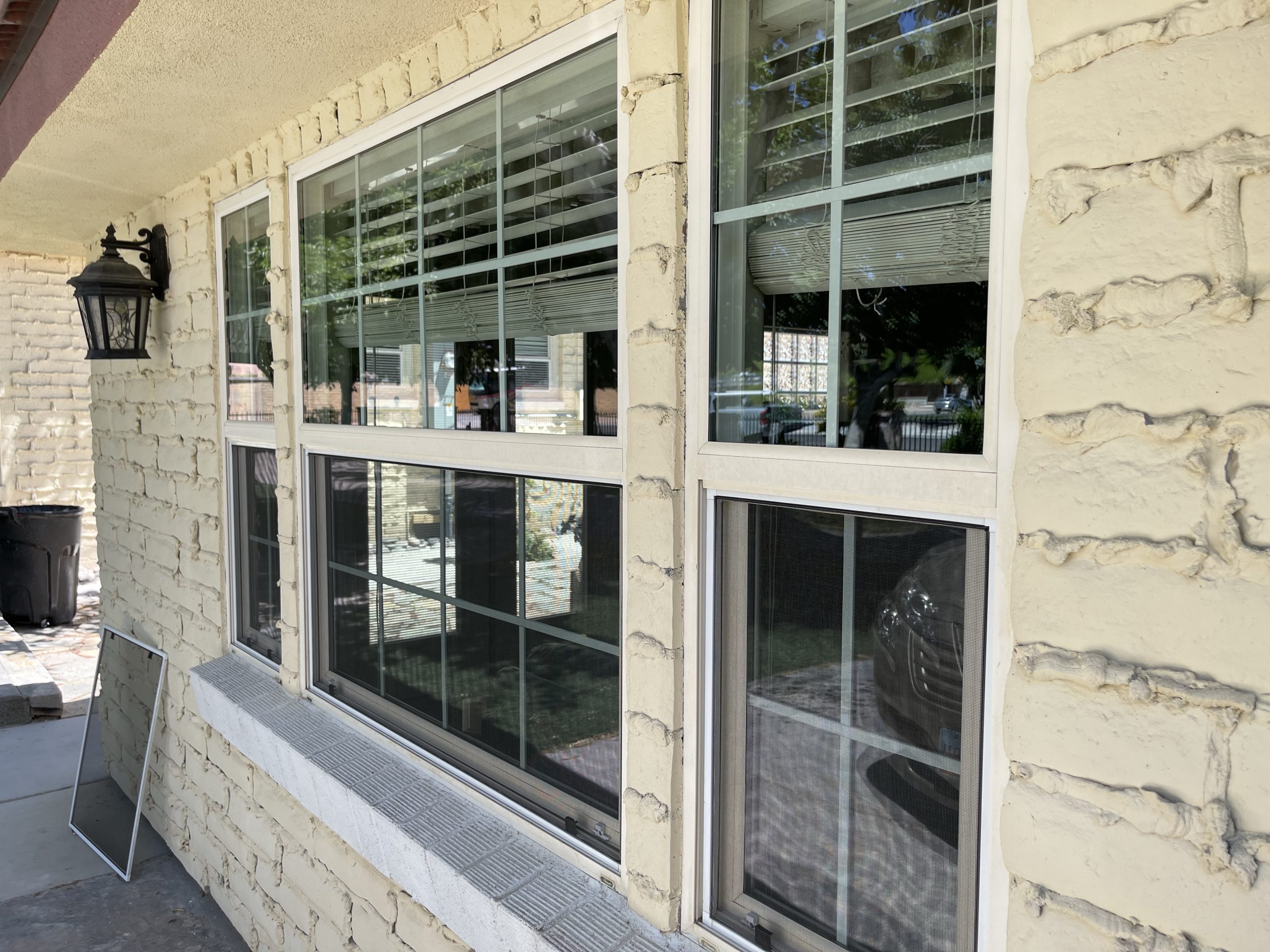 Custom window screen built and installed on a North Las Vegas home